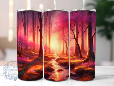 Japanese Cherry Blossom 20oz Skinny Tumbler, Cherry Blossom Tumbler Png, Straight & Tapered Tumbler Wrap, Instant Digital Download Sublimation ToriDesigns 