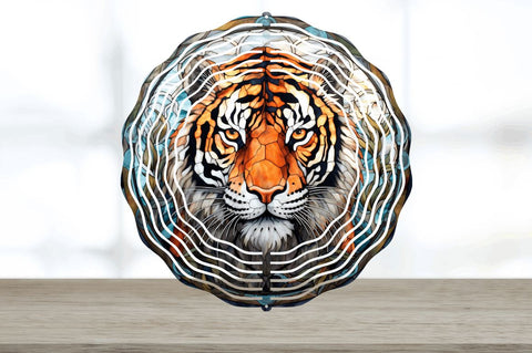 Japanese Tiger Wind Spinner Sublimation Spinner Sublimation Regulrcrative 