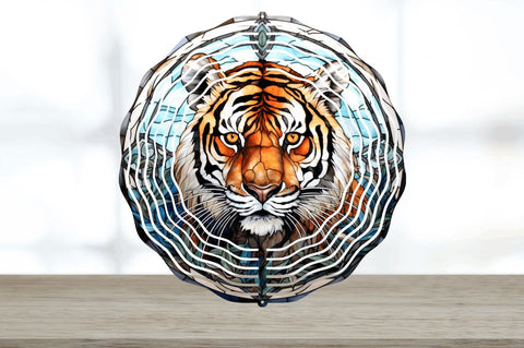 Japanese Tiger Wind Spinner Sublimation Spinner Sublimation Regulrcrative 