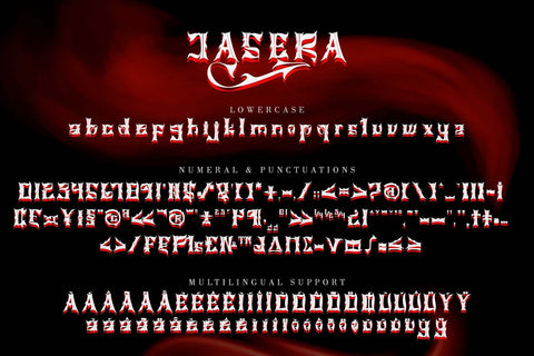 Jasera Font Prasetya Letter 