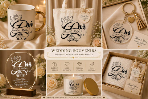 Jasmine Romantic Wedding Monogram Font Prasetya Letter 