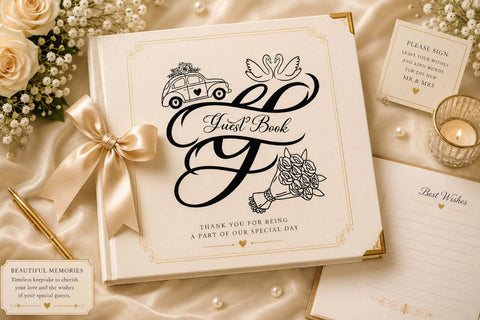 Jasmine Romantic Wedding Monogram Font Prasetya Letter 