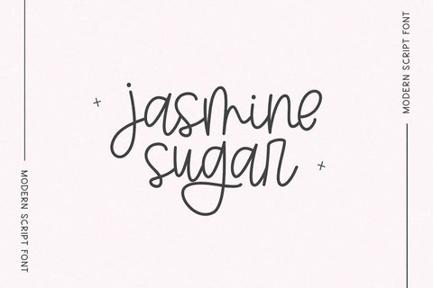 Jasmine Sugar - Modern Script Font Font KA Designs 