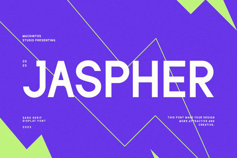 Jasper - Modern Sans Serif Font studioalmeera 