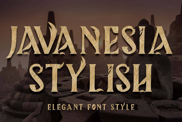Javanesia Stylish Font Prasetya Letter 