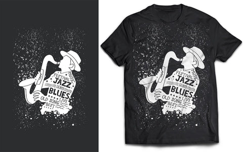 Jazz and Blues Music Festival T-Shirt Design SVG naemmiah021 