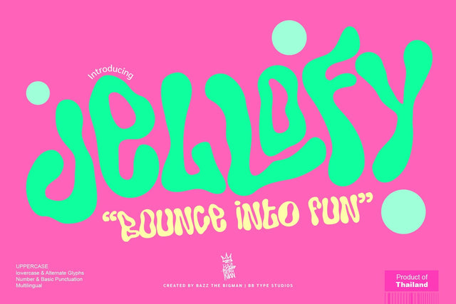Jellofy Font BB Digital Arts 