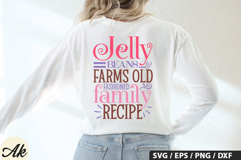 jelly beans farms old fashioned family recipe SVG And Sticker PNG Design SVG akazaddesign 