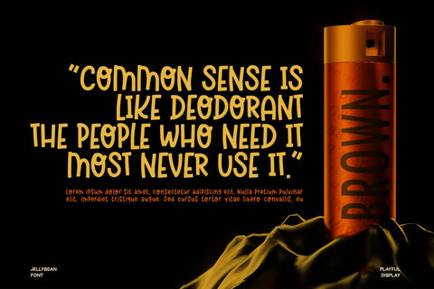 Jellybean - Display Font Font Alpaprana Studio 