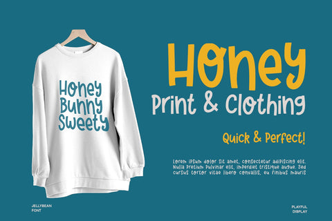 Jellybean - Display Font Font Alpaprana Studio 