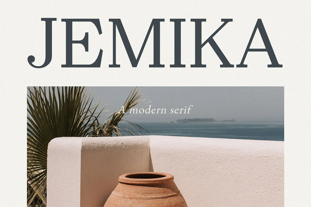 Jemika - Modern Serif Font Font studioalmeera 