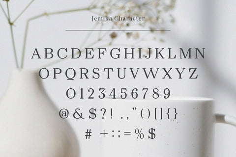 Jemika - Modern Serif Font Font studioalmeera 