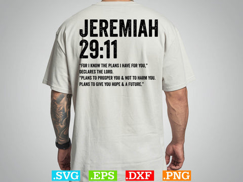 Jeremiah 2911 Definition T-shirt Design SVG Creativeart88 