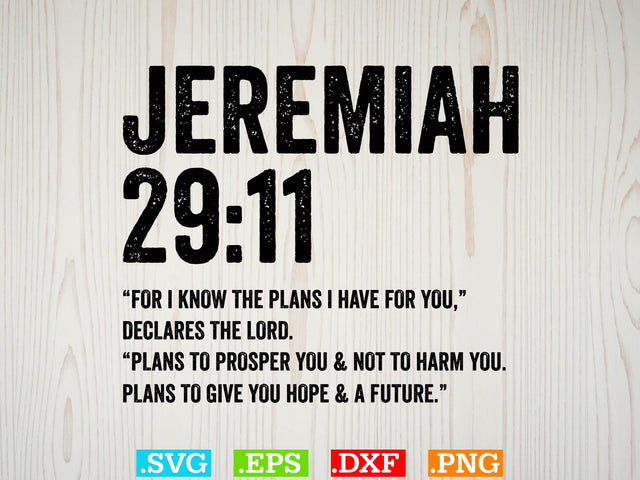 Jeremiah 2911 Definition T-shirt Design SVG Creativeart88 
