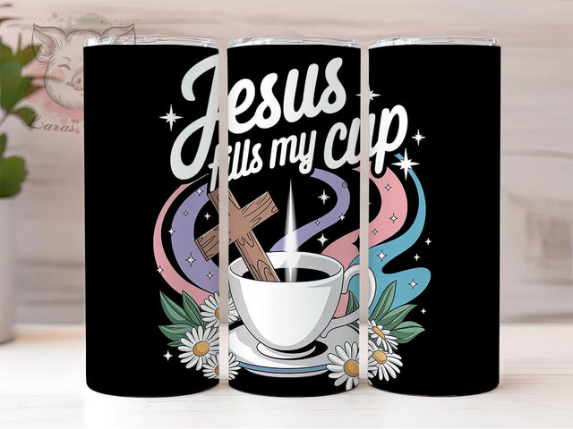 Jesus Bible Verse Faith Tumbler Wrap, Bible Verse Tumbler, Christian Tumbler Wrap, 20oz Skinny Tumbler, Faith Tumbler Design, Inspirational Bible Verse Wrap, Religious Tumbler Sublimation Lara' s Designs 