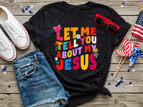Jesus Bright Faith T-Shirt PNG, Faith Apparel, Bright Colors, Bold Outlines, Sublimation PNG, Christian Design, Inspirational Message Sublimation ToriDesigns 