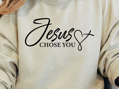 Jesus Chose You SVG: Christian Shirt Design SVG DesignDestine 