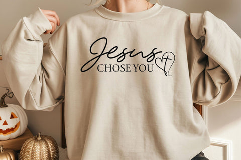 Jesus Chose You SVG: Christian Shirt Design SVG DesignDestine 