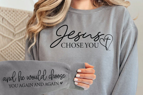 Jesus Chose You SVG: Christian Shirt Design SVG DesignDestine 