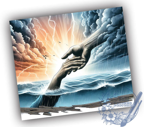 Jesus Christ 20oz Skinny Tumbler PNG, Christian Tumbler Wrap, Sublimation Design, Straight & Tapered Tumbler Wrap, Instant Digital Download Sublimation ToriDesigns 