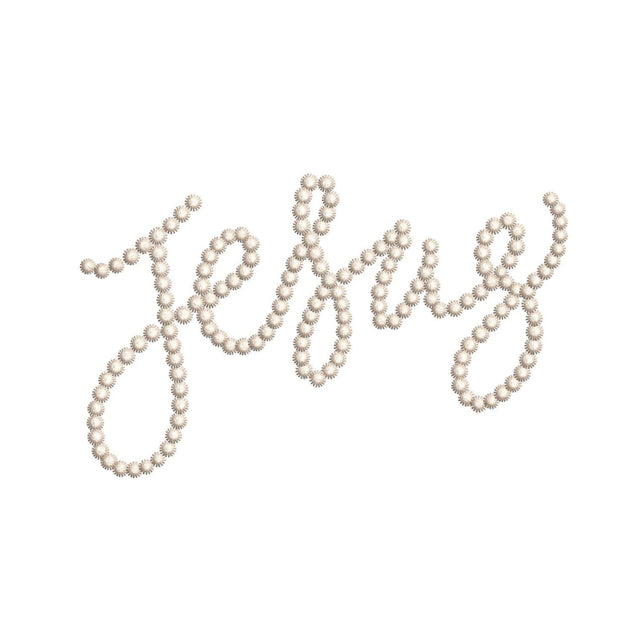 Jesus Christian Pearl Bead Machine Embroidery Design, 3 sizes, Instant Download Embroidery/Applique DESIGNS Nino Nadaraia 