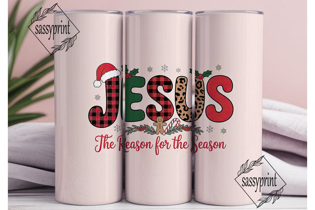 Jesus Christmas Tumbler Design Sublimation sassyprint 