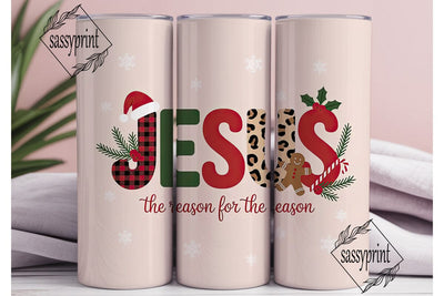 Jesus Christmas Tumbler Design Sublimation sassyprint 