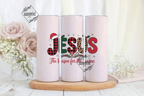 Jesus Christmas Tumbler Design Sublimation sassyprint 