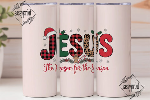 Jesus Christmas Tumbler Design Sublimation sassyprint 