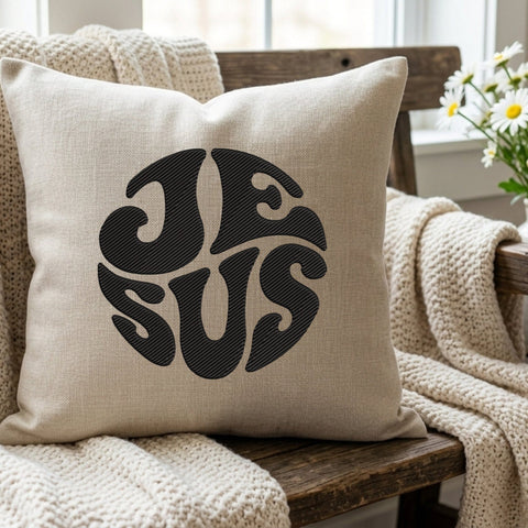 Jesus Circle Embroidery Design – Christian Faith Religious Machine Embroidery File Embroidery/Applique DESIGNS PatternFeed8 