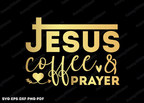 jesus coffee & prayer svg SVG designstore 
