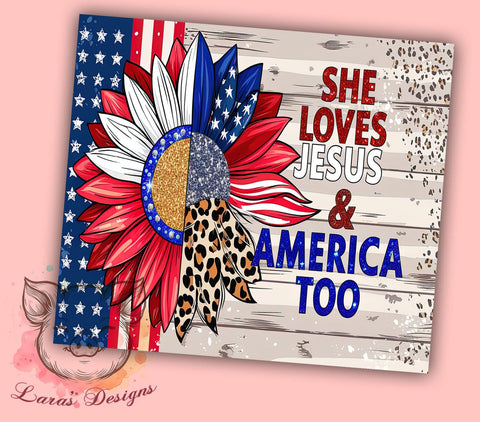 Jesus Faith and Freedom 20oz Tumbler, Patriotic Drinkware, 20oz Sublimation, Faith and Freedom, American Pride Gift, Religious Tumbler, Unique Christian Tumbler Sublimation Lara' s Designs 