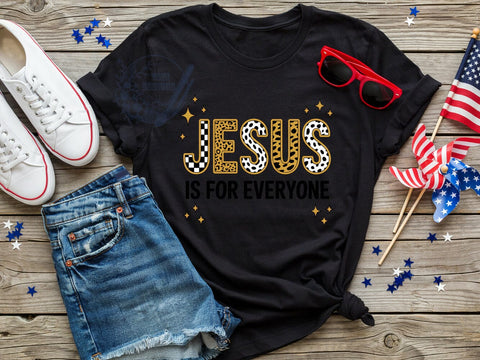 Jesus Faith Gold T-Shirt PNG, Faith Apparel, Pattern Letters, Christian Style, Sublimation PNG, Religious Design, Gold Outline Sublimation ToriDesigns 