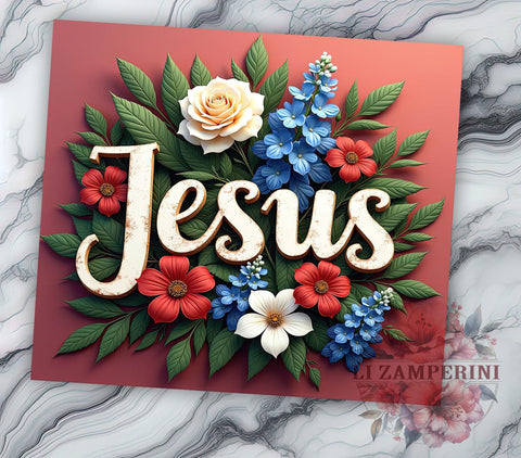 Jesus Faith Tumbler, Bible Verse Tumbler Wrap, 20oz Sublimation Design, Christian Drinkware, Digital Download Tumbler, Inspirational Tumbler Art, Religious Tumbler Design Sublimation Li Zamperini 