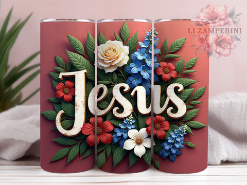 Jesus Faith Tumbler, Bible Verse Tumbler Wrap, 20oz Sublimation Design, Christian Drinkware, Digital Download Tumbler, Inspirational Tumbler Art, Religious Tumbler Design Sublimation Li Zamperini 