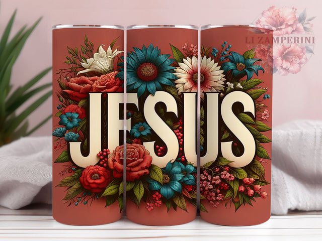 Jesus Faith Tumbler, Bible Verse Tumbler Wrap, 20oz Sublimation Design, Christian Drinkware, Digital Download Tumbler, Inspirational Tumbler Art, Religious Tumbler Design Sublimation Li Zamperini 
