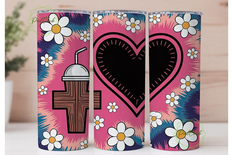 Jesus Fills My Cup Tumbler Wrap PNG Sublimation PixelChick 