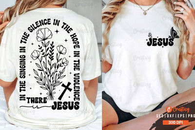 Jesus Front and Back SVG T shirt Design SVG Designangry 