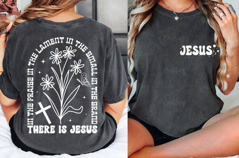 Jesus Front and Back SVG T shirt Design SVG Designangry 