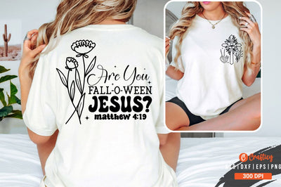 Jesus Front and Back SVG T shirt Design SVG Designangry 