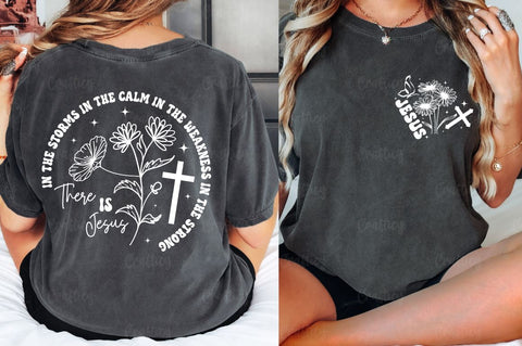 Jesus Front and Back SVG T shirt Design SVG Designangry 