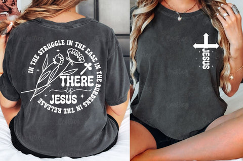 Jesus Front and Back SVG T shirt Design SVG Designangry 