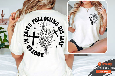 Jesus Front and Back SVG T shirt Design SVG Designangry 