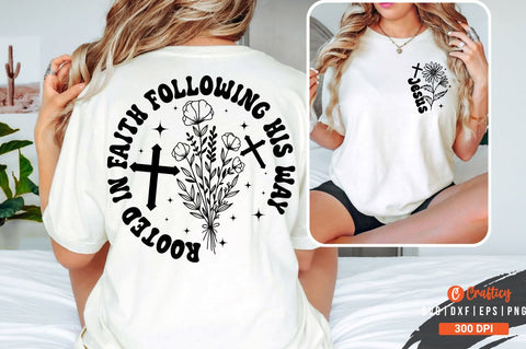 Jesus Front and Back SVG T shirt Design SVG Designangry 