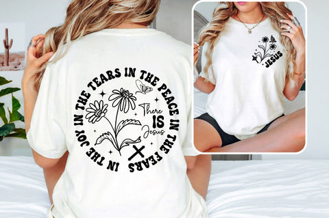 Jesus Front and Back SVG T shirt Design SVG Designangry 