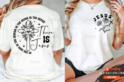 Jesus Front and Back SVG T shirt Design SVG Designangry 