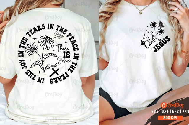 Jesus Front and Back SVG T shirt Design SVG Designangry 