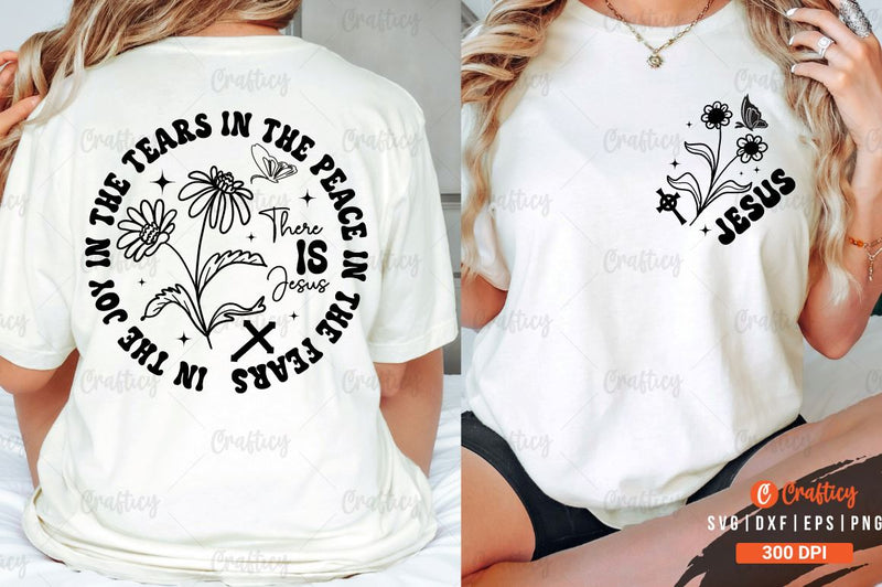 Jesus Front and Back SVG T shirt Design SVG Designangry 