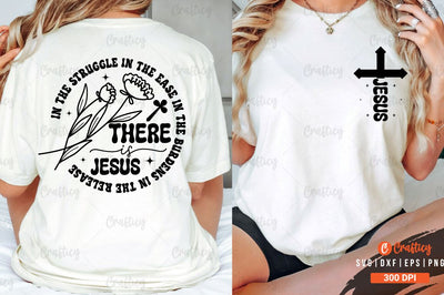 Jesus Front and Back SVG T shirt Design SVG Designangry 