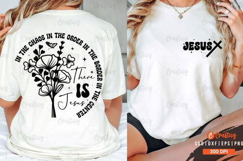 Jesus Front and Back SVG T shirt Design SVG Designangry 